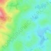 Laragh topographic map, elevation, terrain