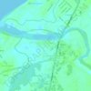 Amangonan-Parac parac topographic map, elevation, terrain