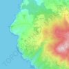 Azoia topographic map, elevation, terrain