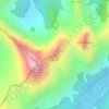 Pig's Tail topographic map, elevation, terrain