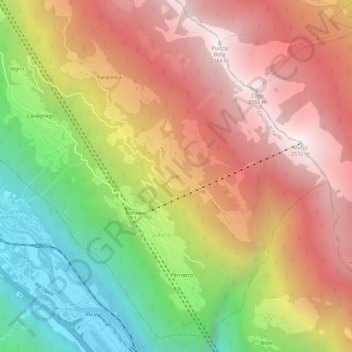 Usc topographic map, elevation, terrain