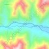 Canchan topographic map, elevation, terrain