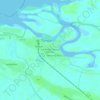 Kampung Tanjung Che Mas topographic map, elevation, terrain
