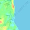 Surfside Beach topographic map, elevation, terrain