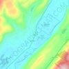 Huguenot topographic map, elevation, terrain