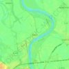 Repitz topographic map, elevation, terrain