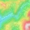 Medeglia topographic map, elevation, terrain