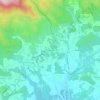 Les Dônes topographic map, elevation, terrain