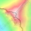 Hillary Step topographic map, elevation, terrain