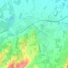 Bazzano topographic map, elevation, terrain