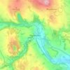 Rhydymwyn topographic map, elevation, terrain