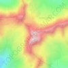 Piz Vadret topographic map, elevation, terrain