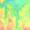 Champ Laurent topographic map, elevation, terrain