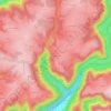 Le Breuil topographic map, elevation, terrain