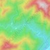 Alhambra topographic map, elevation, terrain