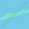 Fire Island topographic map, elevation, terrain