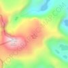 Chimney Rock topographic map, elevation, terrain