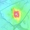 Churchdown Hill topographic map, elevation, terrain
