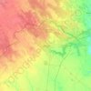 Subotica topographic map, elevation, terrain