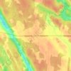 Alban topographic map, elevation, terrain