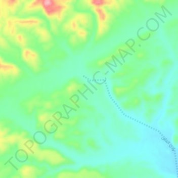 Basra topographic map, elevation, terrain