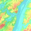 Golconda topographic map, elevation, terrain