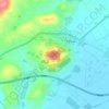 白马寺山 topographic map, elevation, terrain