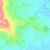 Towen Mountain topographic map, elevation, terrain