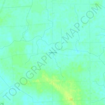 Lesterville topographic map, elevation, terrain