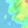 Knockbrex topographic map, elevation, terrain
