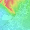 La Paillonne topographic map, elevation, terrain
