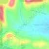 Bearsville topographic map, elevation, terrain