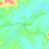 Ujire topographic map, elevation, terrain