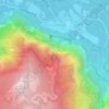 Glacier Point topographic map, elevation, terrain