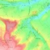 Cuhem topographic map, elevation, terrain