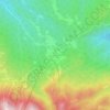 Borovets topographic map, elevation, terrain