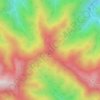Mount Nokogiri topographic map, elevation, terrain