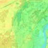Hert topographic map, elevation, terrain