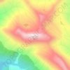 Panorama Mountain topographic map, elevation, terrain