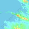 Siruma topographic map, elevation, terrain