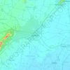 Guntur topographic map, elevation, terrain