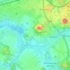 La Moussière topographic map, elevation, terrain