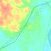 Carson topographic map, elevation, terrain