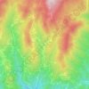 Valpiana topographic map, elevation, terrain