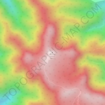 Mount Kipipiri topographic map, elevation, terrain