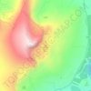 Old Man of Storr topographic map, elevation, terrain