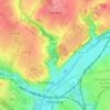 Les Turpaines topographic map, elevation, terrain