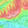 Box Hill Village topographic map, elevation, terrain