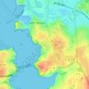 Le Rosais topographic map, elevation, terrain