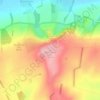 White Horse Hill topographic map, elevation, terrain